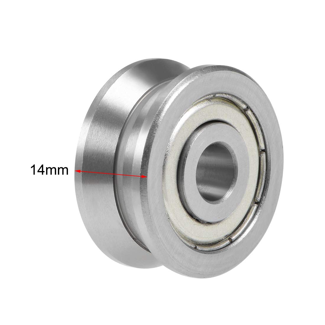 ベアリング プーリー ホイール,, 33個 外径90mm ケーブルマシン Amazon | ベアリング 10個入り U624ZZ ミニベアリング 1.8mm U型